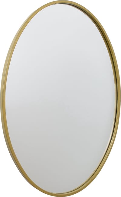 Fragix Boston Spiegel Ovaal - Goud - Metaal - 50x70