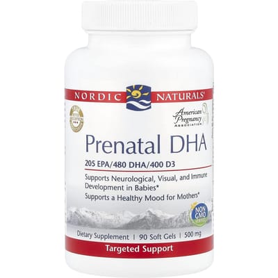 Nordic Naturals, DHA pour la grossesse, 90 gélules