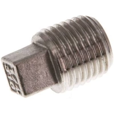 Plug R1/4'' RVS met Buitenvierkant16bar [5 Stuks]