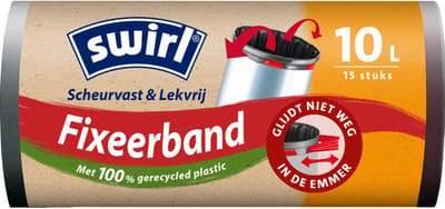 Swirl Fixeerband 10 liter - 10 x 15 stuks - Voordeelverpakking