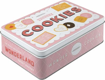 Cookies bewaarblik roze 23 cm