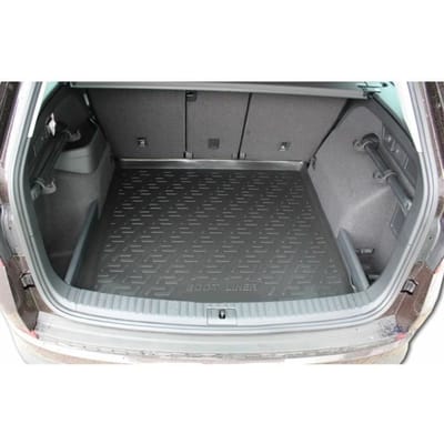 Tapis De Coffre Caoutchouc Premium - J&J AUTOMOTIVE - Skoda Kodiaq 2016-2023 - Protection - Sur Mesure - Inodore noir