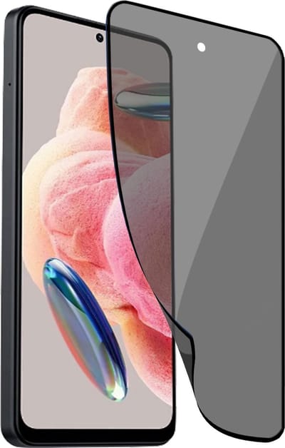 Geschikt voor Xiaomi Xiaomi Redmi Note 12 - Privacy Screenprotector - Beschermglas - Privé GuardCover