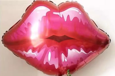 *** Lippen Ballon Zoen - Thema feest - Grote Helium Ballon - Verjaardag - Folie - Sweet 16/18 - Valentijn - Verliefd - Make-up - Lippenstift - Meisje Feestdecoratie - van Heble® ***