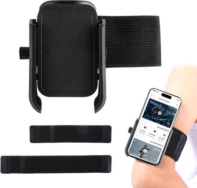 Handige Armhouder voor Smartphone tijdens het Hardlopen, 360° Draaibaar en Verstelbaar voor Jogging en Sportactiviteiten