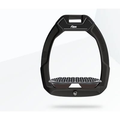 Veiligheidssporen voor endurance paardrijden Zwart/ Grijs/ Bruin Flex-On Safe-On