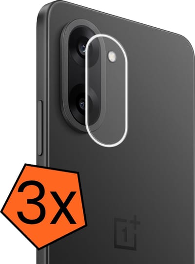 Camera Lens Protector - 3 Stuks - Geschikt voor OnePlus Nord CE5 - Camera Screenprotector - Gehard Glas - Beschermglas - Tempered Glass - Screen Protector