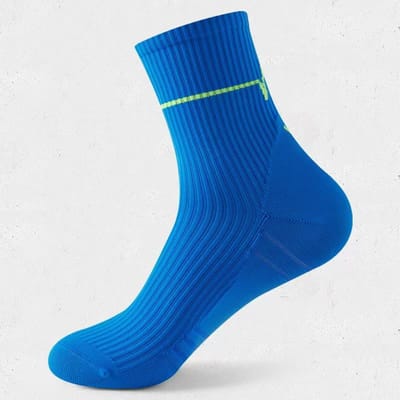 1 Paar Professionele Hardloopsokken Heren Dames Marathon Wielrensokken Heren Dames Sport Hardloopsokken blauw