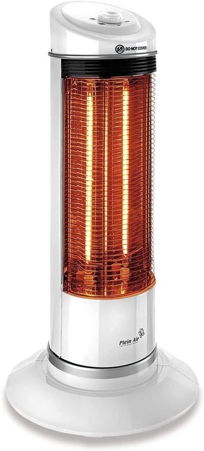 Keramische Kachel - Elektrische Verwarming - Extra Warmte Creëren - Roteerfunctie - 305 cm - Wit