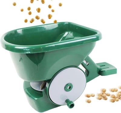 Tuin strooier - Hand strooier Gazon - Gazon bemesten - Ergonomisch ontwerp - 3 liter - Groen