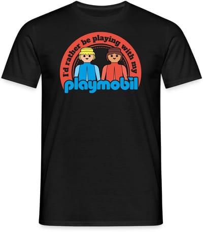 Playmobil Logo Voor Playmobil Liefhebbers T-Shirt Heren