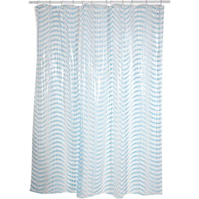 Msv Douchegordijn Aglae Blauw 180cm