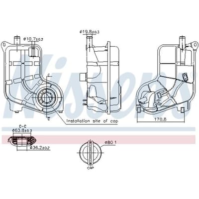 Expansievat NISSENS 996287