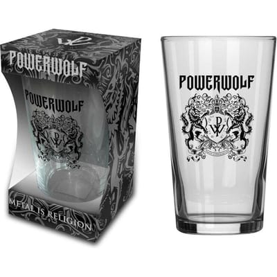 Powerwolf Bierglas - Metal Is Religion - voor Geen - transparant