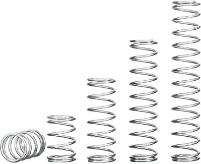 Mini Drukveren - Metalen Veren - Reparatie Onderdelen - Roestvrij Staal - 10 Stuks - Zilverkleurig