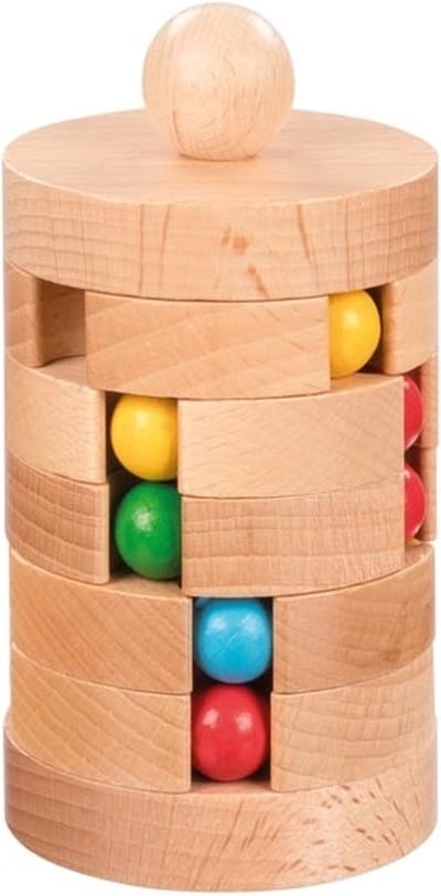 Goki Ballentoren houten 3D-puzzel kinderspeelgoed educatief.