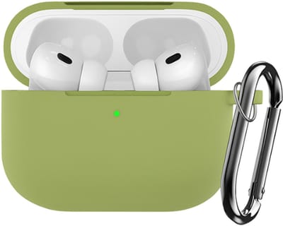 okido - Hoesje geschikt voor Airpods Pro 3 - Silliconen case voor Airpods - Matcha - Case geschikt voor Apple AirPods Pro 3 - Airpods hoes