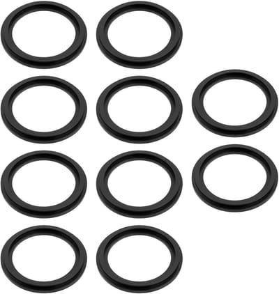 Dailygoods- Rubberen Afdichting 10 Stuks - Compatibel met Intex 10745/P6029 - Buitendiameter 56 mm - Binnendiameter 41,5 mm - Hoogte 4,6 mm - Duurzaam Rubber - Afdichtingen