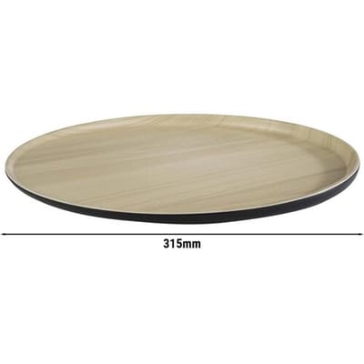 GGM Gastro (6 Stück) Tablett - FRIDA - Melamin - Ø 315mm - Höhe: 25mm