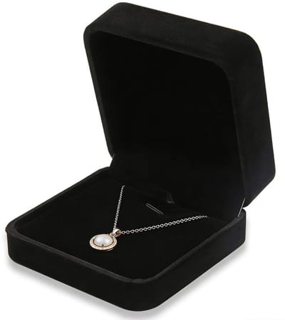 Dailygoods- Sieradendoos Elegante Fluwelen Geschenkdoos - Cadeaudoos - Sieraden Doosje - Sieradendoosje Klein - Sieradenrek - Compact Ontwerp