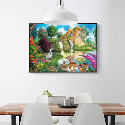 Diamant schilderij volledige boor huis diamant borduurwerk kruissteek schilderachtige diamant kunst huisdecoratie 20X30CM