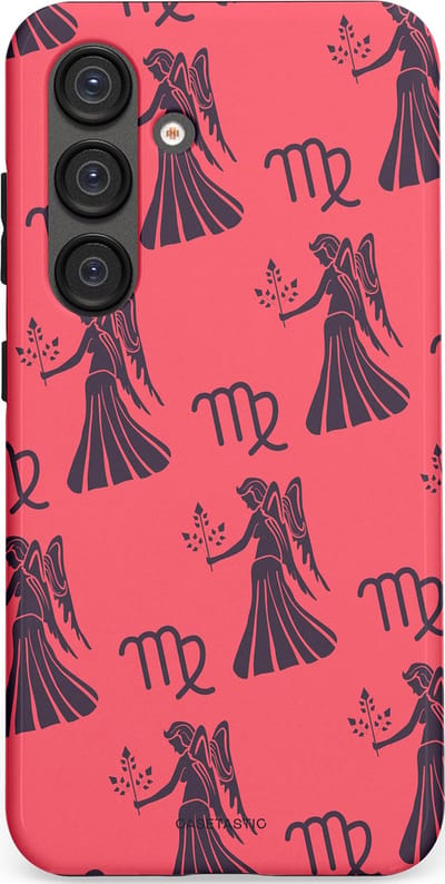 Casetastic Hoesje Geschikt voor Samsung S25 - Stijlvolle Beschermende Duo-layer Case - Zodiak maagd
