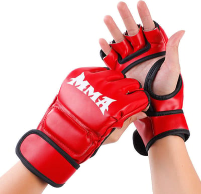 Bovista MMA Handschoenen - Gloves - Sparring Handschoenen - Heren - Dames - Grappling - Bokshandschoenen - Taekwondo - Rood