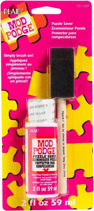 Mod Podge Puzzle Saver - incl. Foam Brush - Glans - 59ml