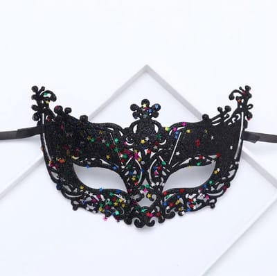 Jumada's - Oogmasker Venetië - Maskerade - Bal Masker met Glitters - Voor Ogen - Gala Feest - Maskerade - Bal Masker met Glitters - Voor Ogen - Gala Feest