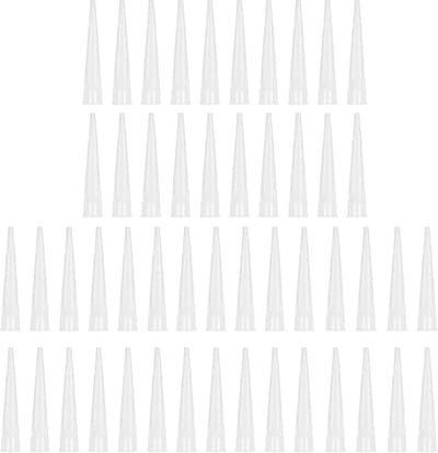 50 stuks cartridgetips, siliconen punten, siliconen spuitmonden, opzetstukken voor lijmafdichtmiddel en patroonpistool
