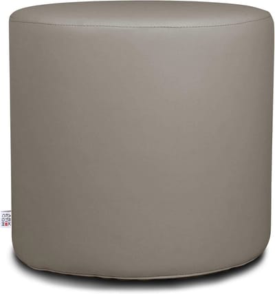 Chill voetenbank rond kunstleer PUFF violet 35 x 35 cm