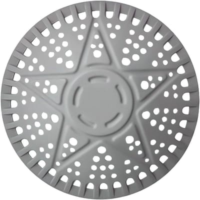 Douche Afvoer Haarvanger - Vloer Afvoer - Voorkom Verstopping - Extra Grote Dekking - 55 Inch - Grijs