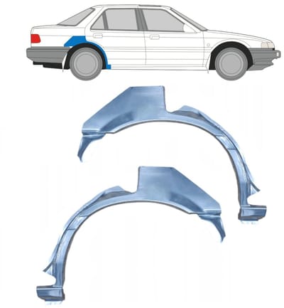Reparatiepaneel achterspatbord voor Honda Accord 1985-1989 / Links + Rechts