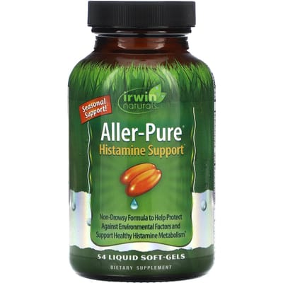 Irwin Naturals, Aller-Pure, Histaminesupplement, 54 vloeibare softgels