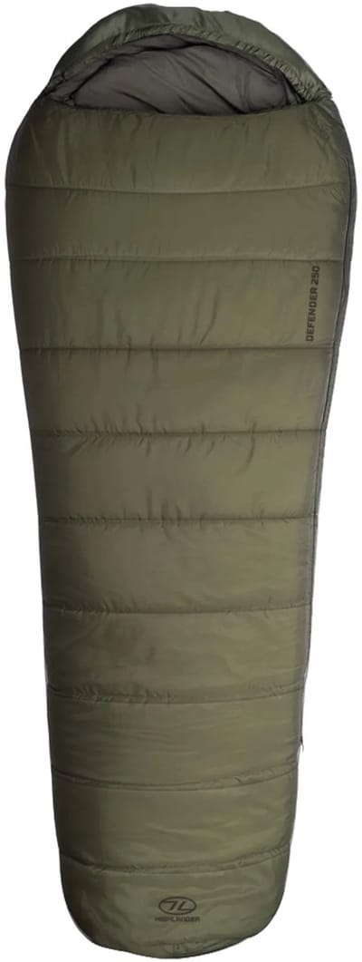 Highlander Forces mummyslaapzak Defender 250 6°C - Groen