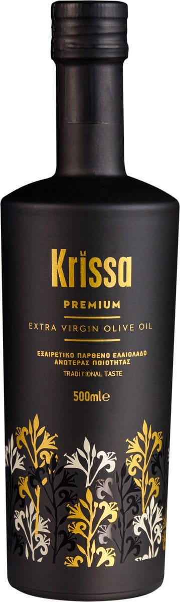 Cretan Heritage - Krissa – Griekse Extra Vierge Olijfolie 500ml – 100% Tsounati – Hoog in Polyfenolen – Premium & Bekroond uit Kreta