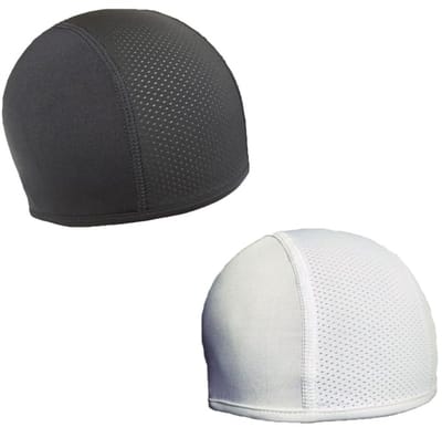 Allecto - Fietsen Beanies - Fietsen Skull Caps - Ademend en duurzaam - Zwart & Wit - Hoeden voor Fietsen - One size - Uniseks volwassenen