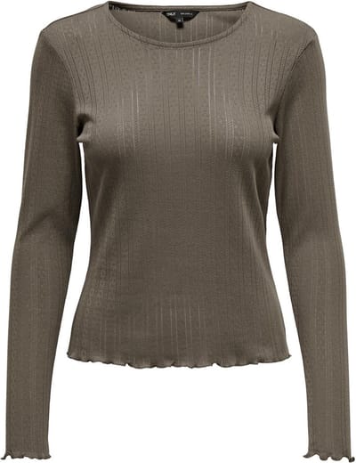 ONLY - ONLCARLOTTA L/S TOP NOOS JRS - Dames - Blouses
