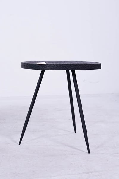 Bijzettafeltje nice zwart d45h45cm