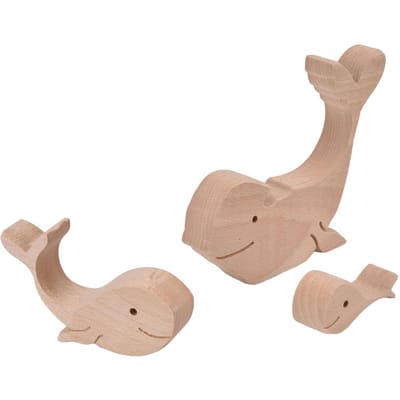 Houten Dieren Ornament Schattige Vorm Dierenfamilie Handgemaakt Mini Houten Konijntjes Beeldje voor Thuis