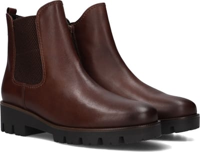 Gabor 771.1 Chelsea boots - Enkellaarsjes - Dames - Cognac - Maat 38