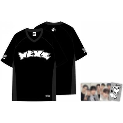 Nexz Heren S Kortmouwige V-hals T-shirt black