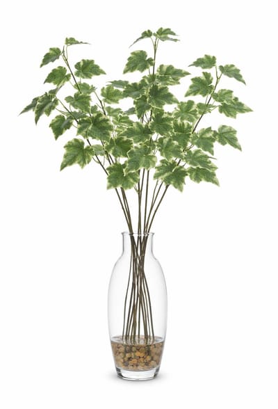 Bellatio Design Kunsttak / kunstbloem Hedera - 3x - 55 cm - lichtgroen - boeket opvulling bladlichtgroen