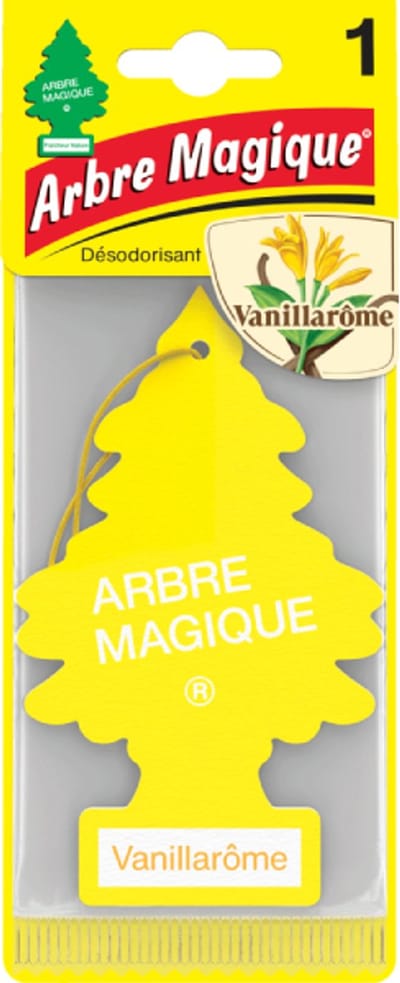 Vanillarome Vanille Arbre Magique Geurboom Luchtverfrisser voor in de auto – Car Parfum – Geurboompje – Geurbooster – Wonderboom – Geurverfrisser – Nieuwe Auto – Autogeur – Autoparfum – Geurblad - Zomer Fris