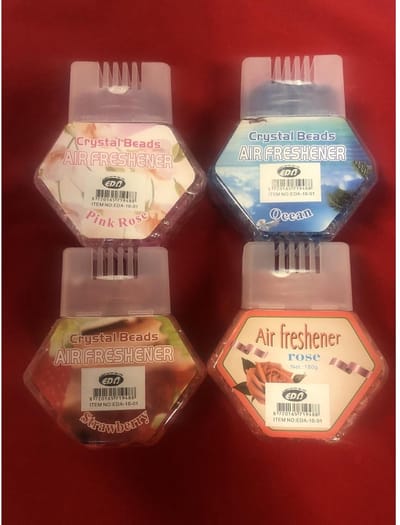Eda Gel Crystals - Fris & Cool 180 Gram Geurparels (Mix: Rose, Pink Rose, Ocean, Strawberry)