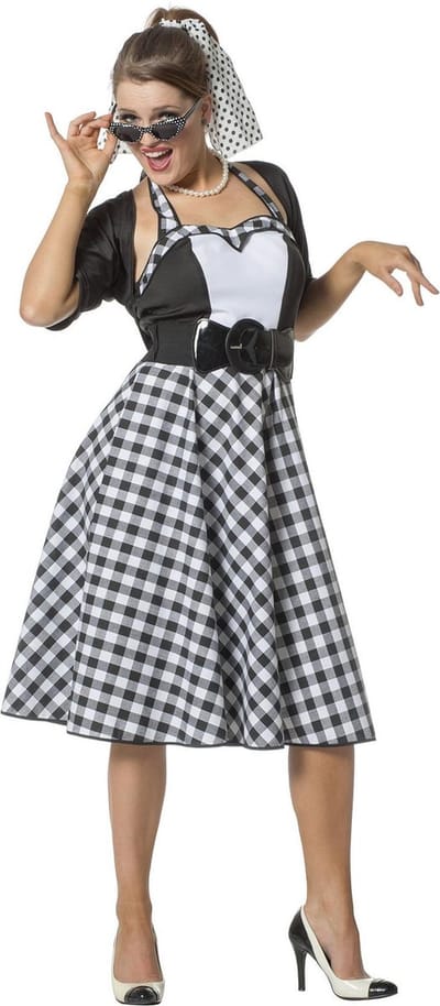 Rock en Roll kostuum dame - Maat 48