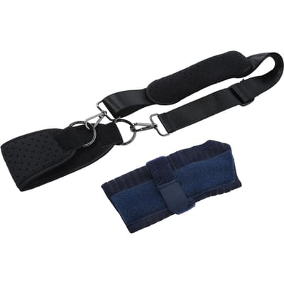 Polsbrace Spierverrekking Breuk Fixatie Ondersteuning Pols Hand Verstuikingen Armband Beschermer Brace(XL ( 25 cm XL black