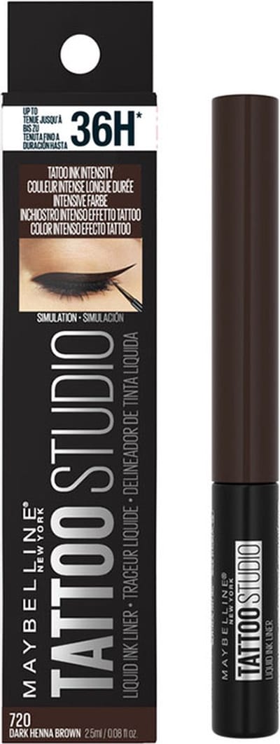 Maybelline Tattooliner Liquid Ink Eyeliner - 720 Dark Henna Brown