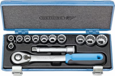 Gedore 2545829 Dopsleutelinzetstuk Metrisch 1/2 (12.5 mm) 13-delig