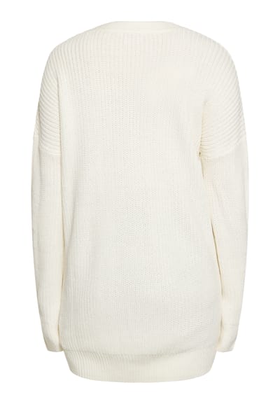 Mymo Oversized vest Dames wit